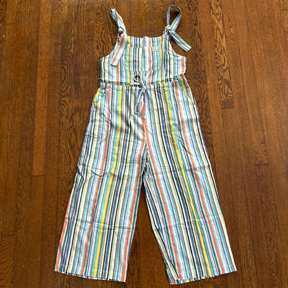 Lucy & Yak Pants - Lucy & Yak Striped Overalls